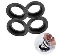 KREDHONG 4 Pcs O-Rings Bath Plugs Silicone Basin Waste Seal Spare O Ring Sink Plugs for Push-Type Pop Up Sink Drain Plug Metal Basin Plugs (28/40mm)
