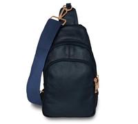 Krediz Sling Bag for Women - Versatile leather sling bag for women, For Travel & Outdoor Activities, Adjustable Strap, Navy