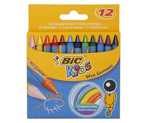 Kredki swiecowe Wax Crayons pudelko 12 sztuk