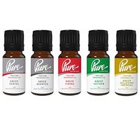 Kreed Pack Fragrance Oil Pack Five 10ml Bottles Santal, Aventos, Viking, Vetiver, Millesime Imperial 100% Pure Uncut, Suitable for Making Candles and Soaps