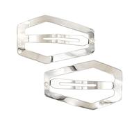 kreepsville 666 Coffin Snap Hair Clip Gothic Halloween Modern Cute, Silver
