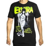 kreepsville 666 Elvira Mistress of The Dark Mummy Thrill Tonight Gothic Horror T-Shirt, Black, XL