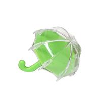 Kreeqe 12 Pack Umbrella Shaped Candy Containers Transparent Wedding Party Favor Boxes Sweet Hearts Valentine Treat(12-pack-Green,M)