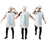 Kreeqe Effortless Last Minute Halloween Costumes for Women Multiple Creative Adult Cosplay Ideas Fun Party Transformations(Baby-soap,M)