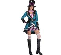 Kreeqe Enchanting Alice Magician Costume Women Instant Transformation Halloween Party Plus Size S XXL(green,XL)