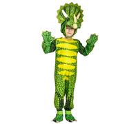Kreeqe Fierce Roaring Dinosaur Costume Set for Halloween Parties Cosplay Stage Performances Teens Adults 14+ Years Last(EE366-green,XS)