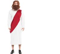 Kreeqe Stunning Adult Christmas Character Costumes Caesar Emperor Priest Nun Virgin Mary Stage Play Outfits for Holiday(Adult-Caesa,M)