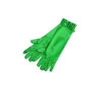 Kreeqe Stunning Forest Green Princess Costume Set Featuring Wings Accessories for Halloween Party Teens & Adults(gloves,150)