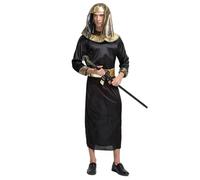 Kreeqe Stunning New Cleopatra Pharaoh Costume Adult Unisex Egyptian Halloween Party Outfit Last Minute(Male-priest,M)