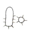 Kreeqe Vibrant Feather Headdress Tribal Accessories Set Adult Native American Style Halloween Costume Stage Performance(C,M)