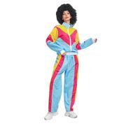 Kreeqe Vibrant Retro Hippie Disco Costume Pop Culture Halloween Outfit Last Minute Rock Dance Sportswear Unisex Options(029-1,L)