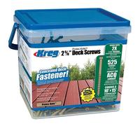 Kreg 67mm (2 5/8") 525pcs Protec Kote #8 Coarse Deck Fixing Screws SDK-C262W