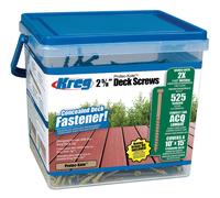 Kreg 67mm (2 5/8") 525pcs Protec Kote #8 Coarse Deck Fixing Screws SDK-C262W