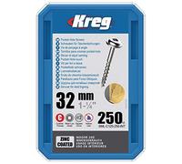 250 Kreg Pocket Hole Screws Washer Head Coarse 32mm 1-1/4" SML-C125-250-INT