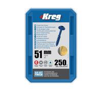 Kreg Blue-Kote Wr Pocket Screws - 51mm / 2" No. 8 Crse Washer
