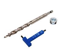 Kreg Easy-Set Pocket-Hole Drill Bit with Stop Collar & Gauge/Hex Wrench, KPHA308