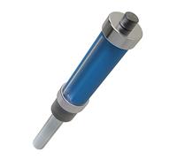 Kreg Flush Trim Bit 1/2" Cut Diameter 28.6mm Cut Length 1/4" Shank PRS250 | Carbide Tipped Cutter, Dual Bearing Trimming Tool, Woodworking Edge Trim Bit