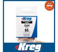 Kreg P-MICRO-OAK 65 Pack Real Wood Oak Micro Pocket Plugs for Kreg PockeHole Jig