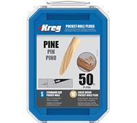 Kreg P-PIN Solid-Wood Pocket-Hole Plugs - Pine - 50 Count (2 Pack)