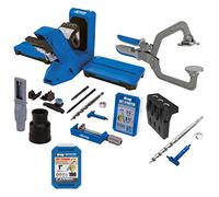 Kreg Pocket-Hole Jig 720PRO with the KHC3 Face Frame Clamp KPHA730 Micro Pocket Hole Jig Kit and SPC-C1-100 1 Inch Pan Head Pocket Hole Screws 100 Count