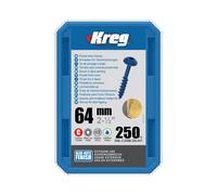 Kreg Pocket Hole Screws SML-C250B 64mm | 2-1/2" Coarse Thread Maxi-Loc #2Drive