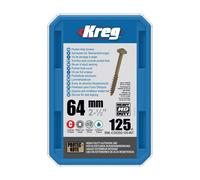 Kreg Pocket Hole Screws SML-C2X250 64mm | 2 1/2" Coarse Thread Maxi-Loc #3 Drive