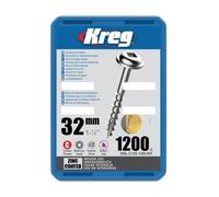 Kreg Pocket Screws - 32mm / 1-1/4" No. 8 Coarse Washer-Head