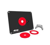 Kreg Precision Router Table Insert Plate PRS4034 PreDrilled & Level Loc Rings