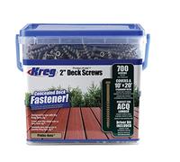 Kreg SDK-C2W-700 Protec-Kote Deck Screws -5.1cm , 8 Coarse, Pan Head, 700ct