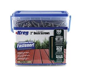 Kreg SDK-C2W-700 Protec-Kote Deck Screws -5.1cm , 8 Coarse, Pan Head, 700ct