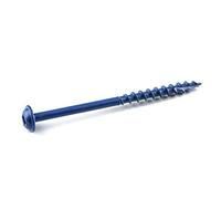 Kreg SML-C250B-250 Blue-Kote Weather Resistant Pocket Hole Screws - 2 1/2", 8 Coarse, Washer Head, 250 Count