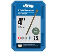 Kreg SML-C4X400-75 XL Pocket Screws, 4 Inch (75 Count)