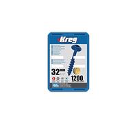 KREG SMLC125B1200EUR 32MM BLUEKOTE Washer Head Screw 1200PK
