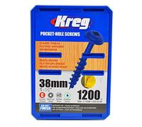 KREG SMLC150B1200EUR 38MM BLUEKOTE Washer Head Screw 1200PK
