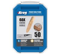 KREG® Solid-Wood Pocket-Hole Plugs Plugs--Oak