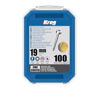 Kreg SPS-F075-100 Zinc Pocket Screws, 3/4 Inch #6 Fine Thread, Pan Head (100 Count)