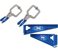 Kreg Tool Company - Kreg KHI-SLIDE Installation Jig Drawer Slide Jig and Kreg KHC-PREMIUM Face Clamp (2 Pack)