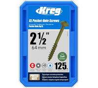 Kreg Tool Company SML-C2X250-125 HD Pocket Hole Screws 125 CT