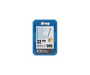 KREG® Zinc Pocket-Hole Screws - 32mm/1.25", #6 Fine-Thread, Pan Head, 500-count