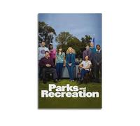 Krem Parks And Recreation Poster Wall Art Canvas Gift For Friend Bed Room Living Room Decor Modern Aesthetic12x18inch(30x45cm) Unframe-style