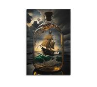 Krem Pirate Ship Poster Wall Art Canvas Gift For Friend Bed Room Living Room Decor Modern Aesthetic12x18inch(30x45cm) Unframe-style