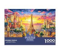 Kremlin Russia 1000 Piece Jigsaw Puzzle for All Ages - Eco-Friendly Recycled Paper, A Great Gift Idea And Home Decoration Project 38x26cm/1000pcs