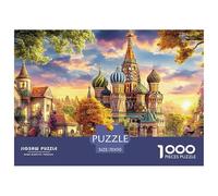 Kremlin Russia 1000 Piece Jigsaw Puzzle for All Ages - Eco-Friendly Recycled Paper, A Great Gift Idea And Home Decoration Project 70x50cm/1000pcs