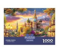 Kremlin Russia 1000 Piece Jigsaw Puzzle for All Ages - Eco-Friendly Recycled Paper, A Great Gift Idea And Home Decoration Project 70x50cm/1000pcs