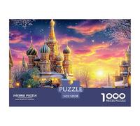 Kremlin Russia 1000 Piece Jigsaw Puzzle for All Ages - Eco-Friendly Recycled Paper, A Great Gift Idea And Home Decoration Project 52x38cm/1000pcs