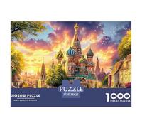 Kremlin Russia 1000 Piece Jigsaw Puzzle for Family - Fun Challenge for Adults & Kids, A Great Gift And Interactive Home Decor Project 38x26cm/1000pcs