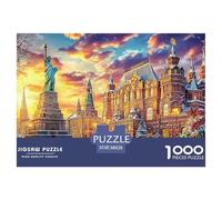 Kremlin Russia 1000 Piece Jigsaw Puzzle for Family - Fun Challenge for Adults & Kids, A Great Gift And Interactive Home Decor Project 38x26cm/1000pcs