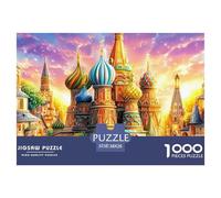 Kremlin Russia 1000 Piece Jigsaw Puzzle with Whimsical Design - A Charming Challenge for All Ages And Beautiful Home Decoration 38x26cm/1000pcs