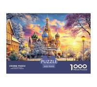 Kremlin Russia 1000 Piece Jigsaw Puzzle with Whimsical Design - A Charming Challenge for All Ages And Beautiful Home Decoration 70x50cm/1000pcs