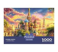 Kremlin Russia 1000 Piece Jigsaw Puzzle with Whimsical Design - A Charming Challenge for All Ages And Beautiful Home Decoration 52x38cm/1000pcs